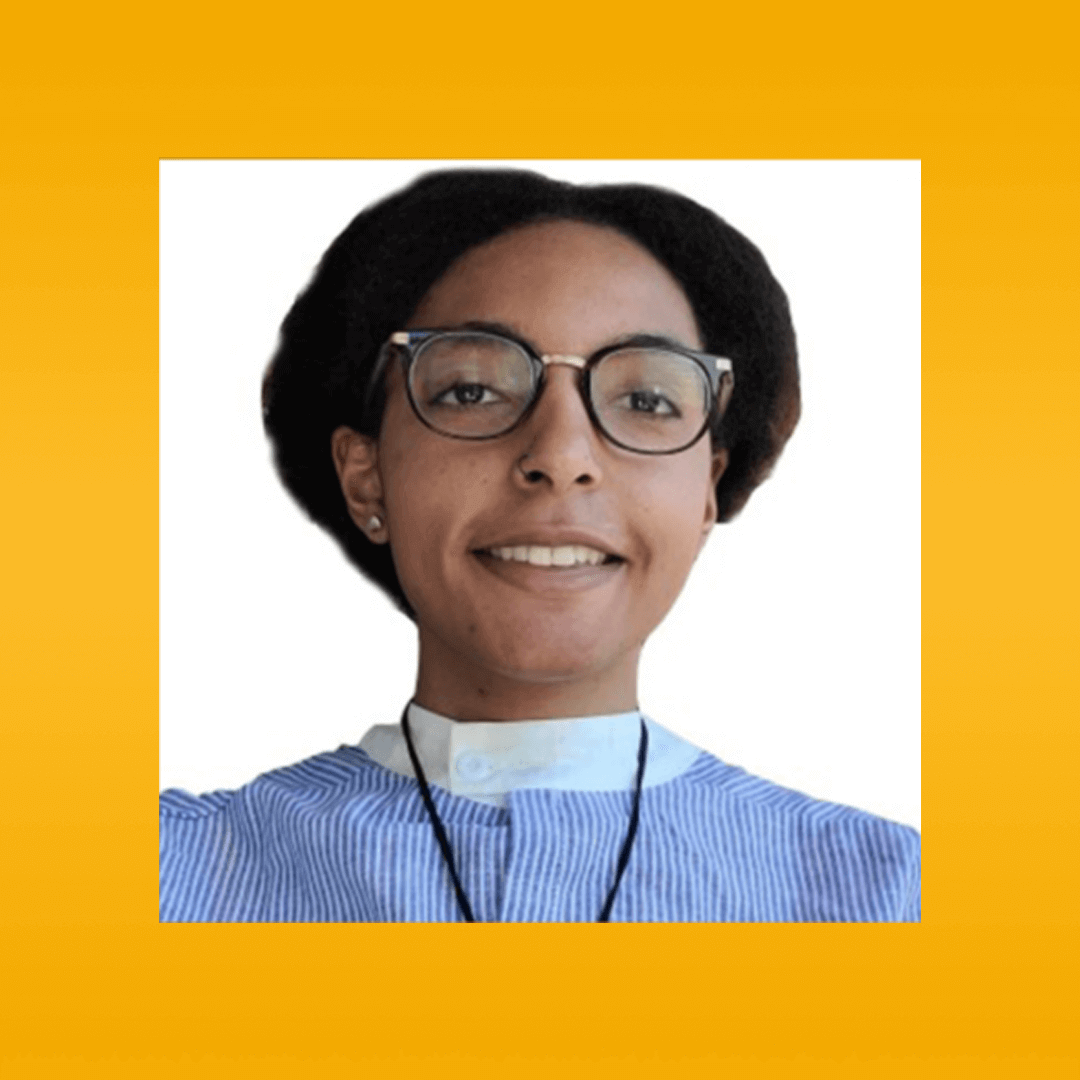 Headshot Image of Emira R. G. on a white background at NPower Canada